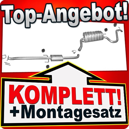 Auspuff für hyundai i30 4 - auspuff,