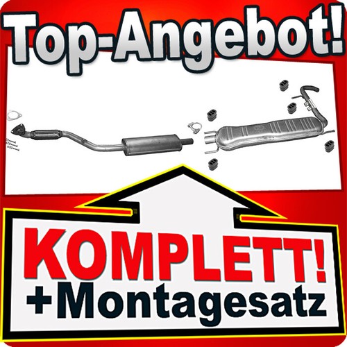 Auspuff für opel zafira 6 - für, b