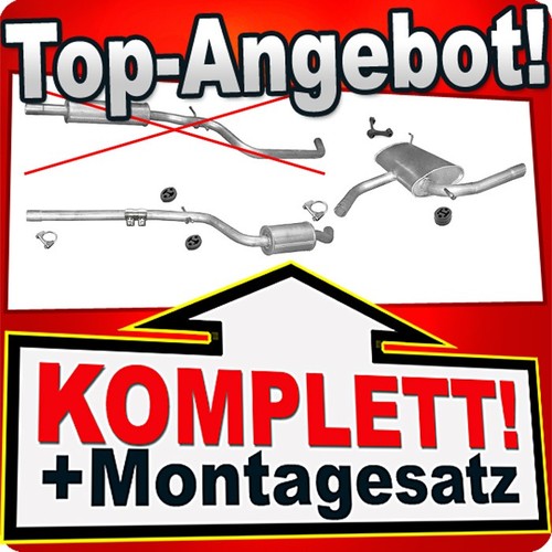 Auspuff für seat - auspuff, leon