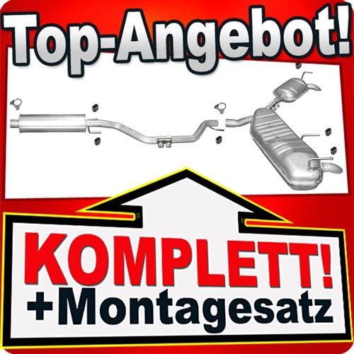 Auspuff für opel signum - auspuff,