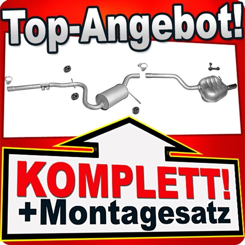 Auspuff für skoda - auspuff, 1.6