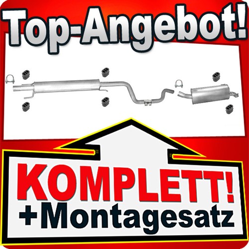 Auspuff für opel zafira 6 - auspuff,