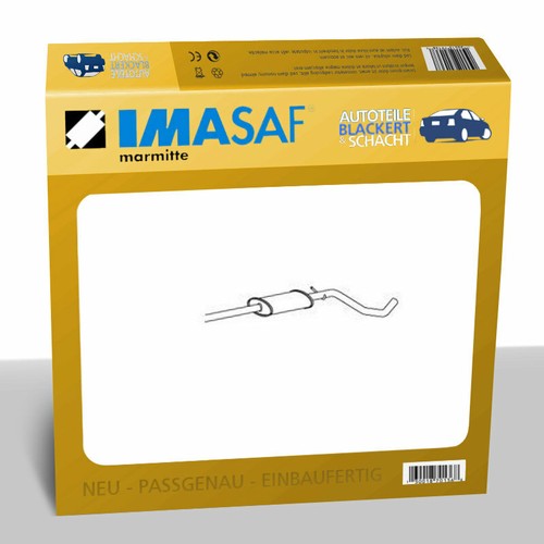 Imasaf auspuff mitteltopf - auspuff, +