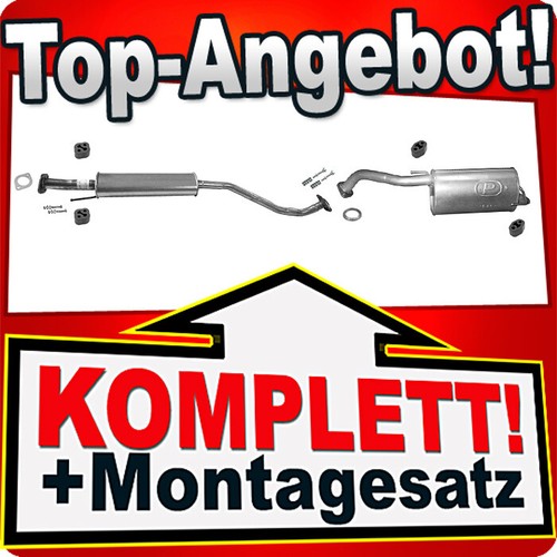 Auspuff für nissan - auspuff, note