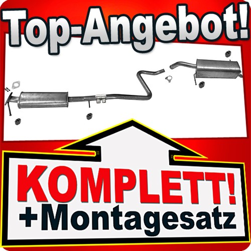 Auspuff für ford fiesta vi - fiesta,