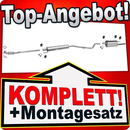 Auspuff rohr für opel combo - auspuff,