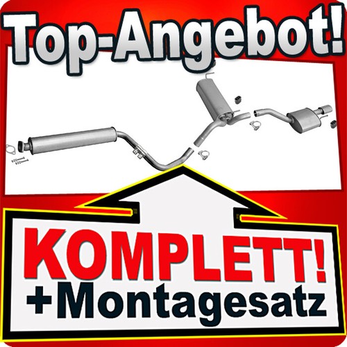 Auspuff für opel - auspuff, astra