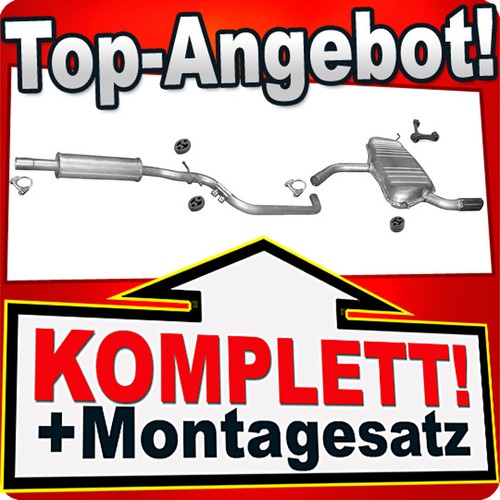 Auspuff für audi - für, 1.6