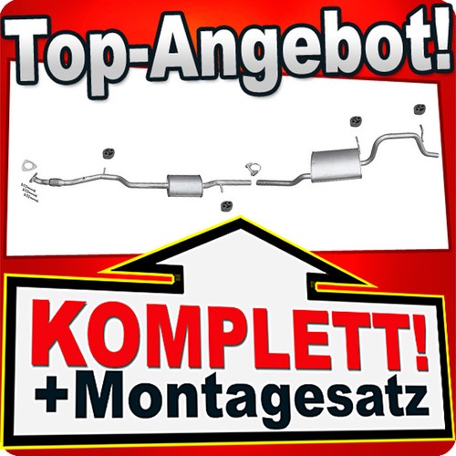 Auspuff für opel - a, 1.0