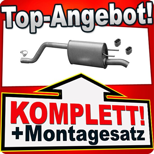 Endschalldämpfer für opel - für,