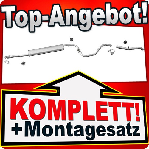 Auspuff für fiat fiorino - für,