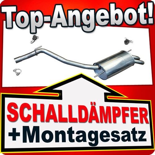 Edelstahl endschalldämpfer - edelstahl,