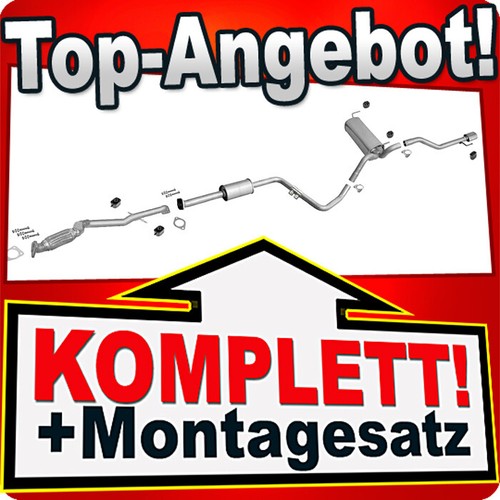 Auspuff mit msd und - auspuff, rohr