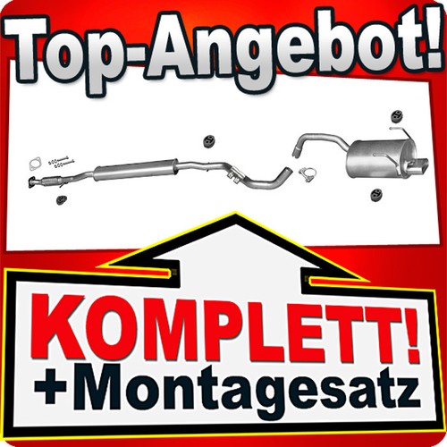 Auspuff für fiat 500 500c - fiat, 1.4