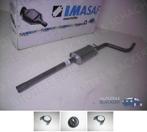 Imasaf auspuff mitteltopf - auspuff,