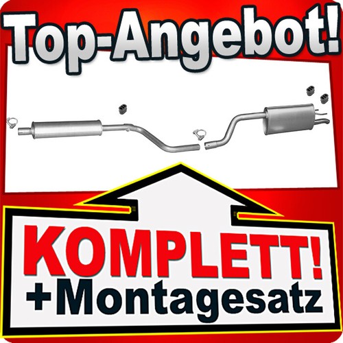 Auspuff für opel - meriva, 1.4
