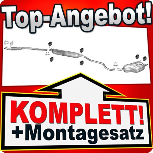 Auspuff für opel zafira 6 - opel,