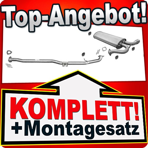 Auspuff für opel antara - für,