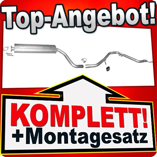 Auspuff für opel - auspuff, 2.0