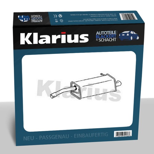 Klarius auspuff endtopf - klarius, +