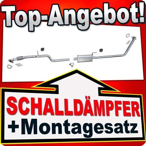 Mittelschalldämpfer für opel - für,