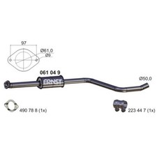 ERNST Mittelschalldämpfer