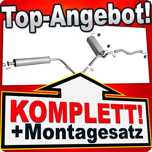Auspuff für opel astra - auspuff,