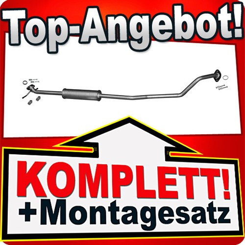 Mittelschalldämpfer für opel - mittelschalldämpfer,