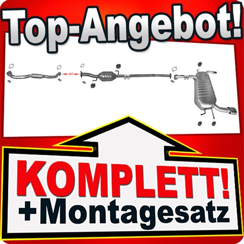 Auspuff für kia - kia, ii