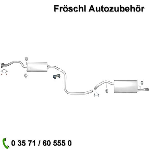 Komplette auspuff anlage - komplette, für