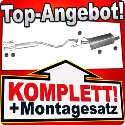 Auspuff für nissan juke 2 - für,