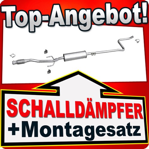 Mittelschalldämpfer für opel - für,