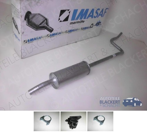 Imasaf auspuff mitteltopf - imasaf,