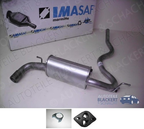 Imasaf auspuff endtopf - auspuff, +